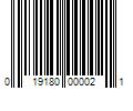 Barcode Image for UPC code 019180000021