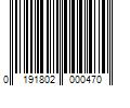 Barcode Image for UPC code 0191802000470