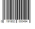 Barcode Image for UPC code 0191802000494