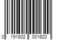 Barcode Image for UPC code 0191802001620