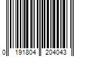 Barcode Image for UPC code 0191804204043