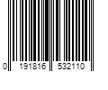 Barcode Image for UPC code 0191816532110