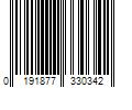 Barcode Image for UPC code 0191877330342