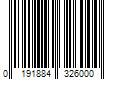 Barcode Image for UPC code 0191884326000