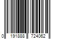 Barcode Image for UPC code 0191888724062