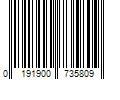 Barcode Image for UPC code 0191900735809