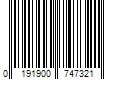 Barcode Image for UPC code 0191900747321