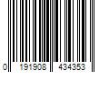 Barcode Image for UPC code 0191908434353