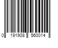 Barcode Image for UPC code 0191908560014