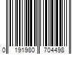 Barcode Image for UPC code 0191980704498