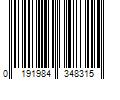 Barcode Image for UPC code 0191984348315