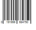 Barcode Image for UPC code 0191999684750