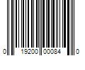 Barcode Image for UPC code 019200000840