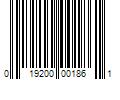 Barcode Image for UPC code 019200001861