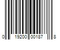 Barcode Image for UPC code 019200001878