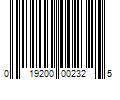 Barcode Image for UPC code 019200002325