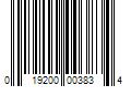 Barcode Image for UPC code 019200003834