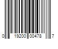 Barcode Image for UPC code 019200004787