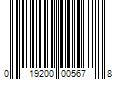 Barcode Image for UPC code 019200005678