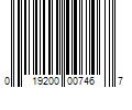 Barcode Image for UPC code 019200007467