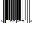 Barcode Image for UPC code 019200007726