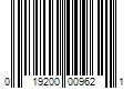 Barcode Image for UPC code 019200009621