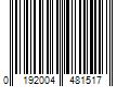 Barcode Image for UPC code 0192004481517