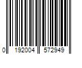 Barcode Image for UPC code 0192004572949