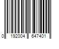 Barcode Image for UPC code 0192004647401