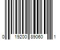 Barcode Image for UPC code 019200890601