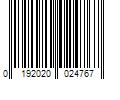 Barcode Image for UPC code 0192020024767