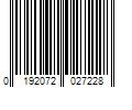 Barcode Image for UPC code 0192072027228