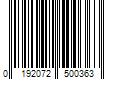 Barcode Image for UPC code 0192072500363