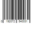 Barcode Image for UPC code 0192072540031