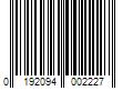 Barcode Image for UPC code 0192094002227