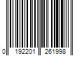 Barcode Image for UPC code 0192201261998