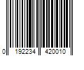 Barcode Image for UPC code 0192234420010