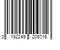 Barcode Image for UPC code 0192249209716