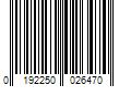 Barcode Image for UPC code 0192250026470