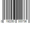 Barcode Image for UPC code 0192253000736