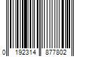 Barcode Image for UPC code 0192314877802