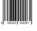 Barcode Image for UPC code 0192333002261