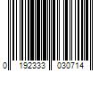 Barcode Image for UPC code 0192333030714