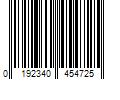 Barcode Image for UPC code 0192340454725