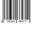 Barcode Image for UPC code 0192340664711