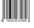 Barcode Image for UPC code 0192340670606