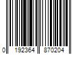 Barcode Image for UPC code 0192364870204