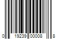 Barcode Image for UPC code 019239000088