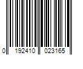 Barcode Image for UPC code 0192410023165