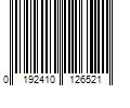 Barcode Image for UPC code 0192410126521